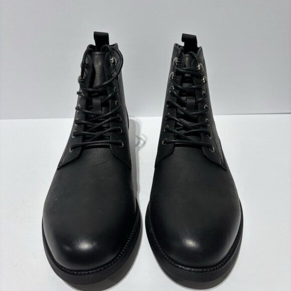 Vince Camuto Men’s Lael Lace-Up Boots Black Leather, Size 9.5 M main image 4